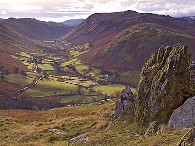 The view from Hallin Fell - Download this Lake District Wallpaper