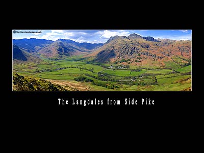 The Langdales from Side Pike (Lake District)